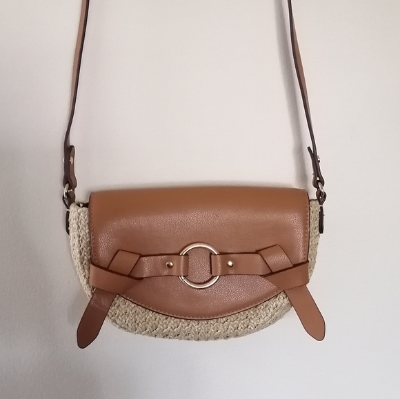 H&M Wicker and Faux Leather Crossbody - Picture 3 of 9